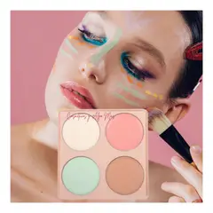 USHAS - Paleta de 4 tonos de correctores en crema