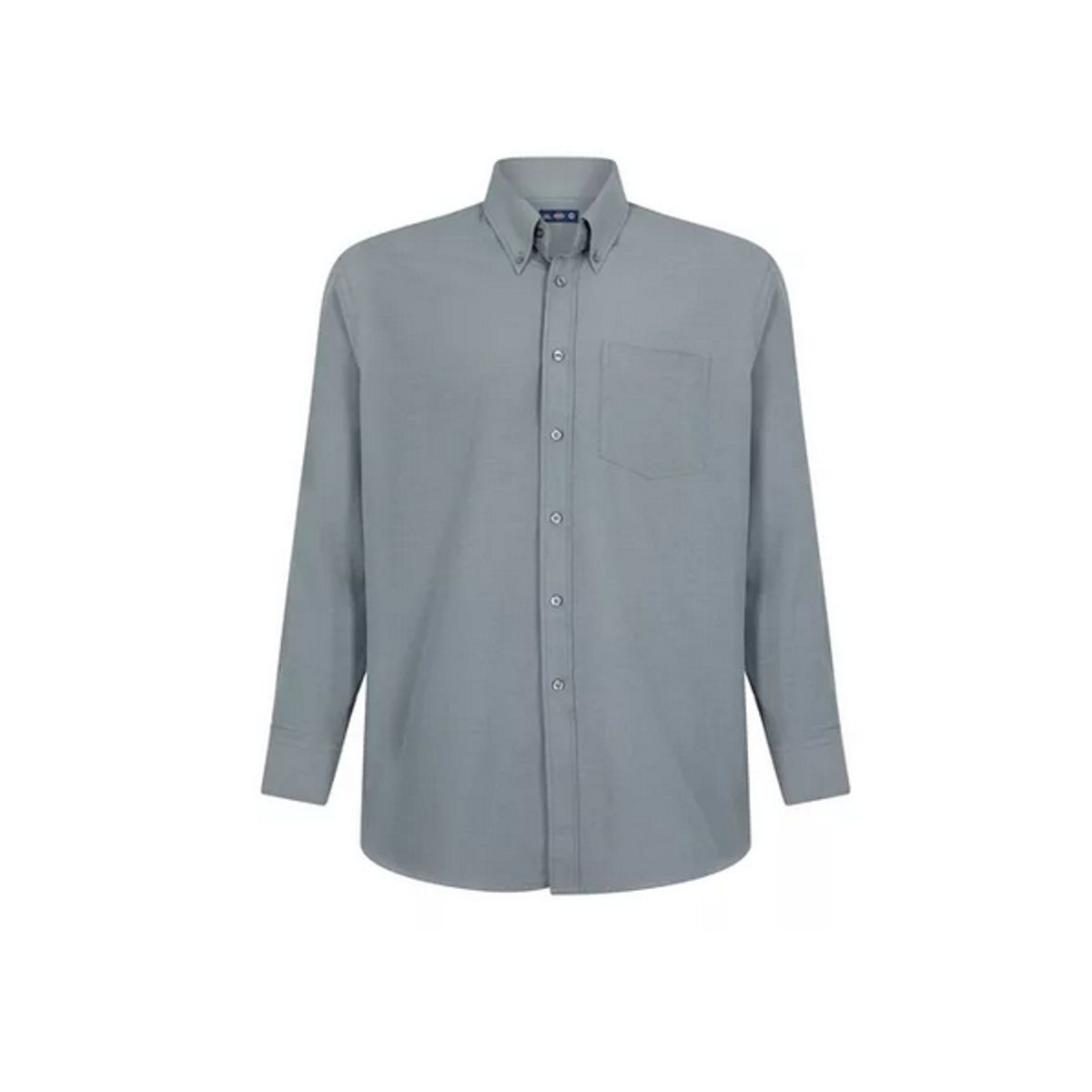 T-WORLD - Camisa Oxford Classic Con Bolsillo Manga Larga Hombre