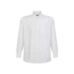 T-WORLD - Camisa Oxford Classic Con Bolsillo Manga Larga Hombre