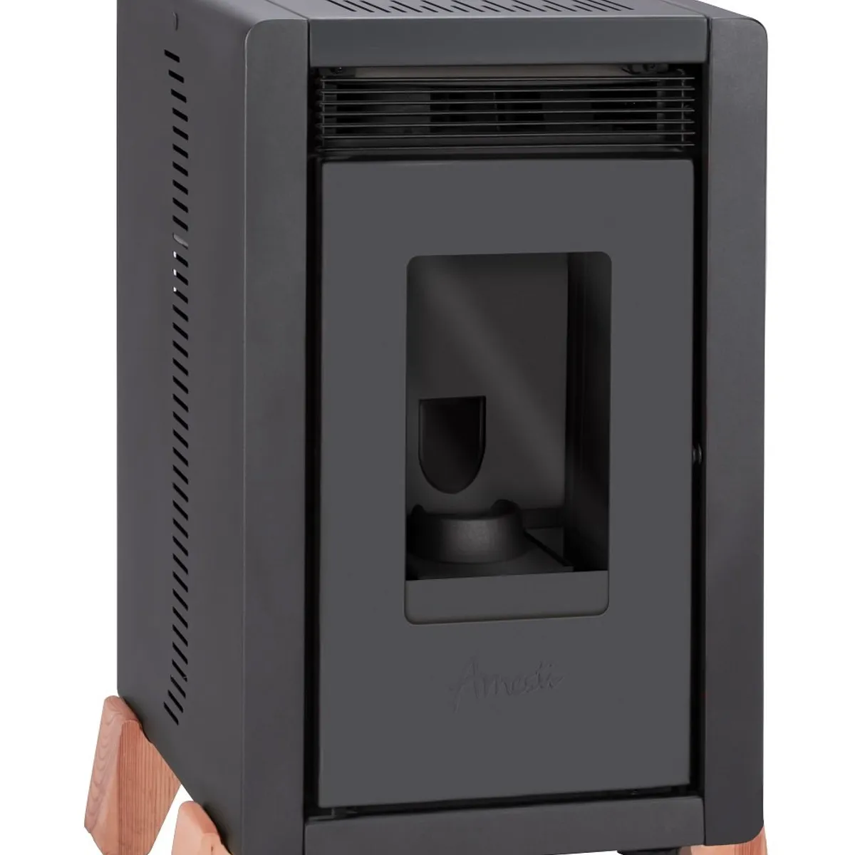 AMESTI - Estufa a pellet Bambu 6000 Negro Amesti…