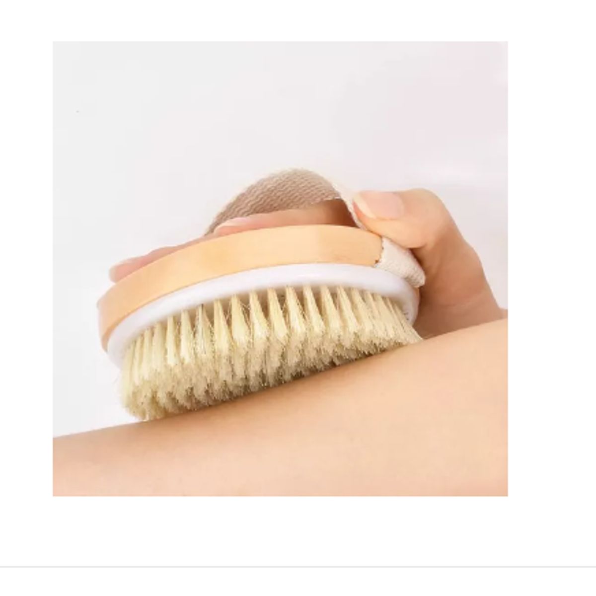 GENERICO - Cepillo De Ducha De Madera Con Cerdas Suaves