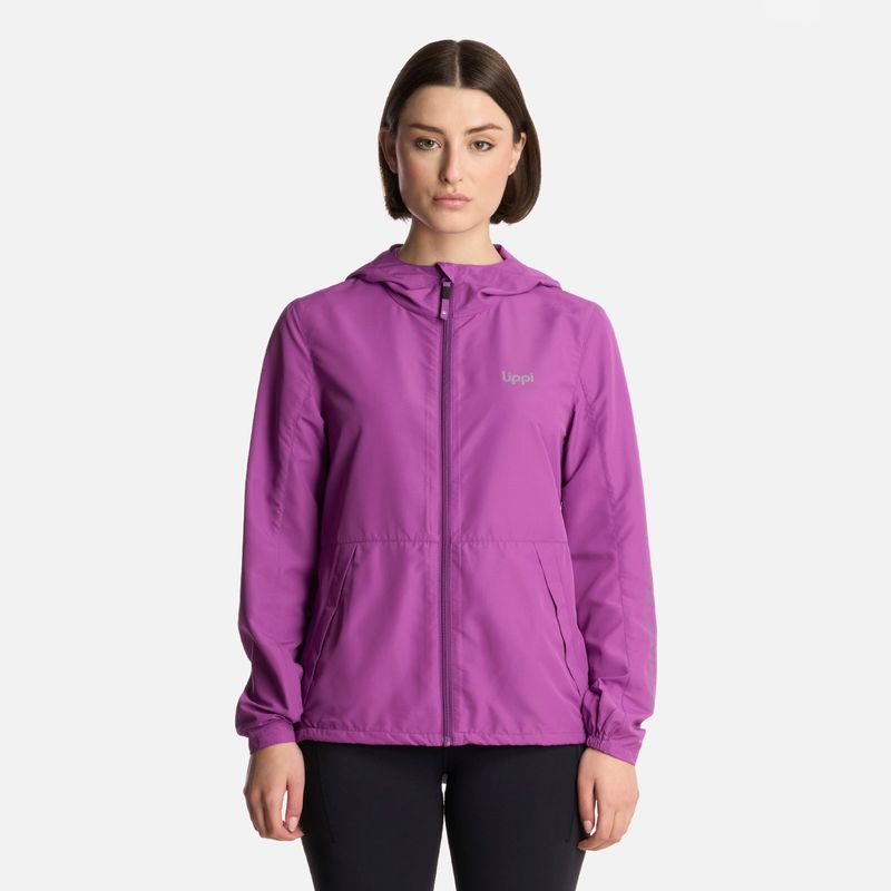 LIPPI - Chaqueta Mujer Nightfall WindBreaker Hoody Jacket Morado Lippi