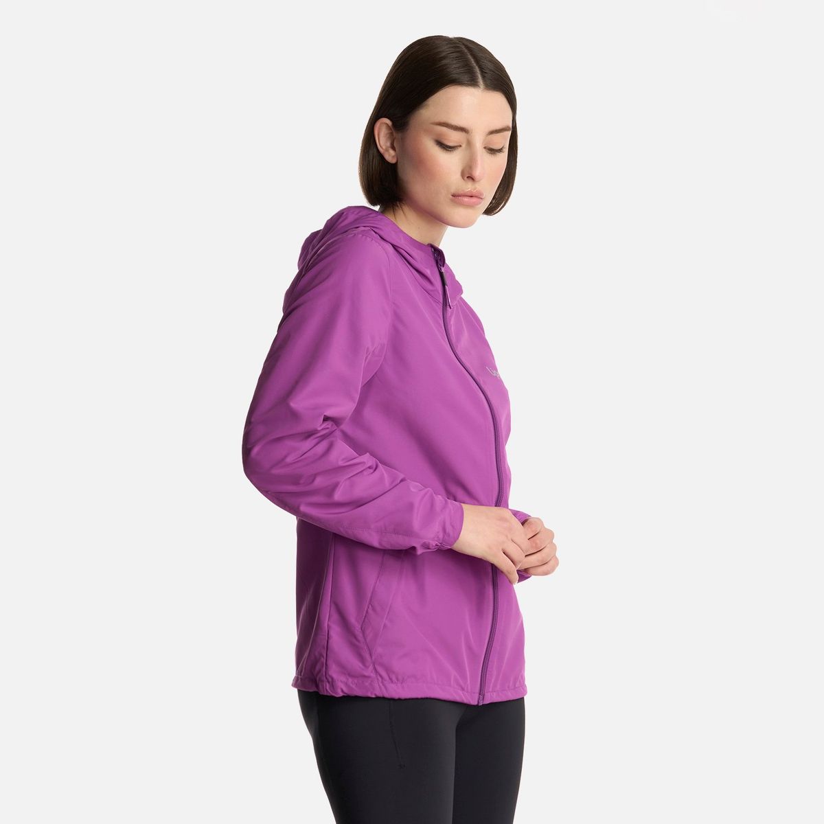 LIPPI - Chaqueta Mujer Nightfall WindBreaker Hoody Jacket Morado Lippi