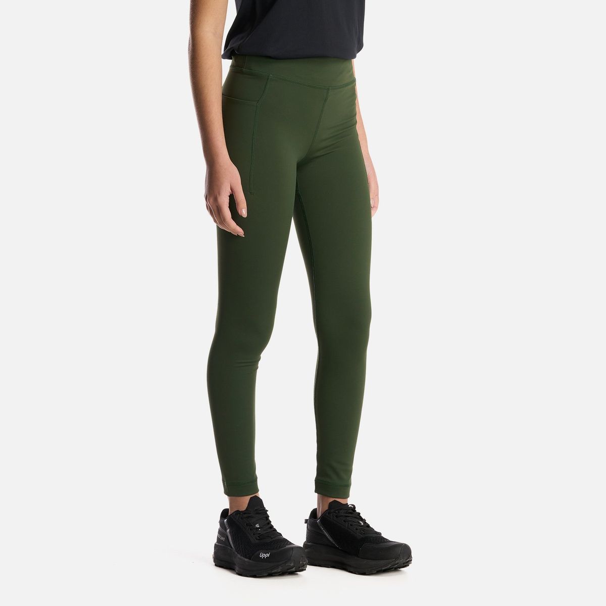 LIPPI - Calza Teen Girl In-Action Sport Leggings Verde Militar Lippi