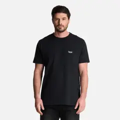 LIPPI - Polera Hombre Explore T-Shirt Negro
