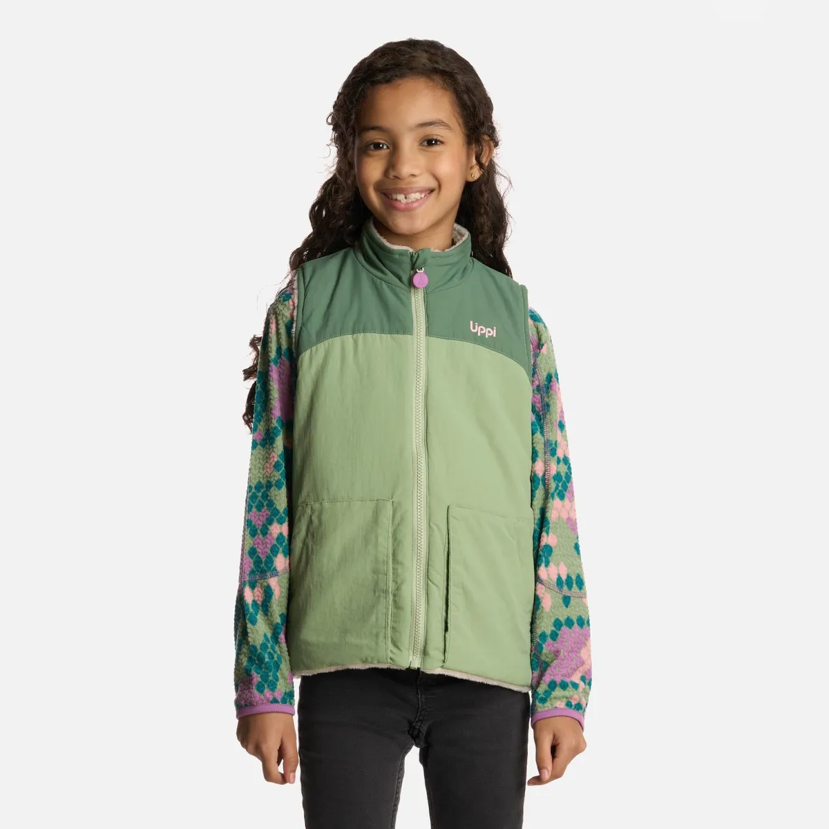 LIPPI - Chaqueta Niña Campfire 2-Faces Jacket Jade Lippi