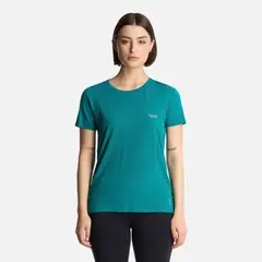 LIPPI - Polera Mujer 4 Run Seamless Trail Short Sleeve T-Shirt Turquesa