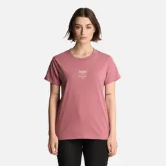 LIPPI - Polera Mujer Ulmo Mid Point T-Shirt Rosa Oscuro