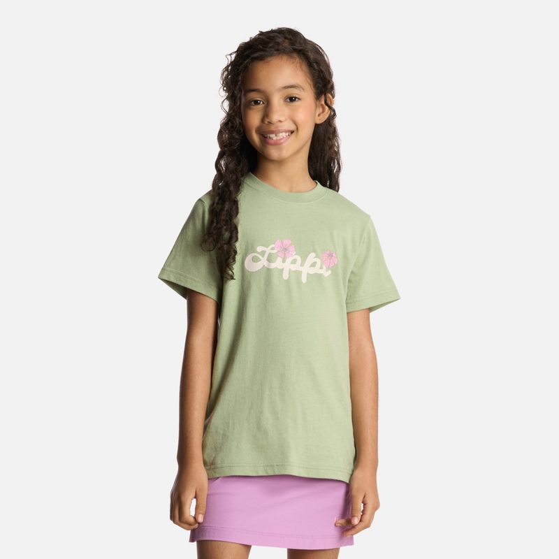 LIPPI - Polera Niña Logo Lippi T-Shirt Jade Lippi