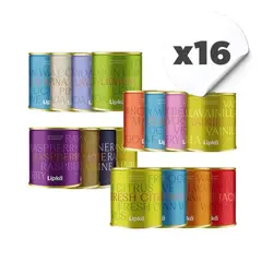 GENERICO - Pack 16 Latas Aromaticas LIPKA