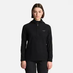 LIPPI - Polerón Mujer Jacaranda Nano-F 14 Zip Hoody Negro