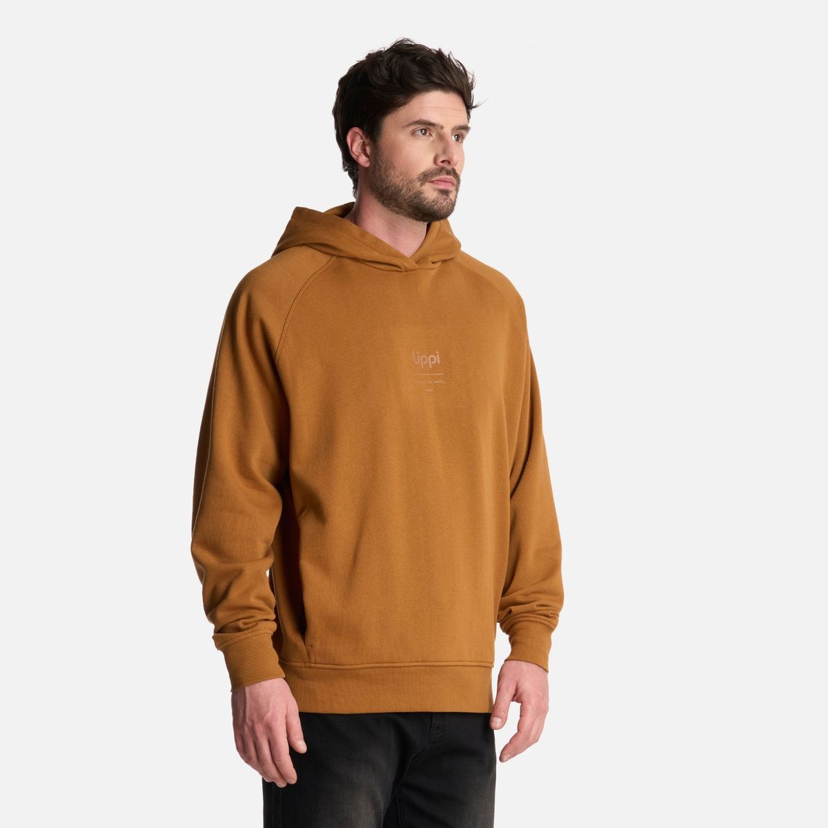 LIPPI - Polerón Hombre Ulmo Hoody Sweatshirt Mostaza Lippi