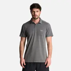 LIPPI - Polera Hombre B-Classic Seamless Polo Grafito Melange