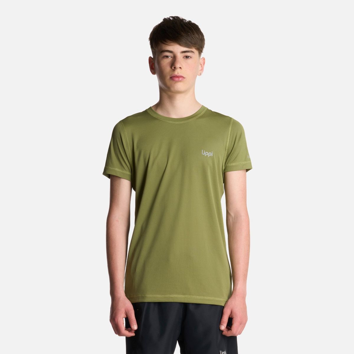 LIPPI - Polera Teen Boy Core Q-Dry T-Shirt Verde Lippi