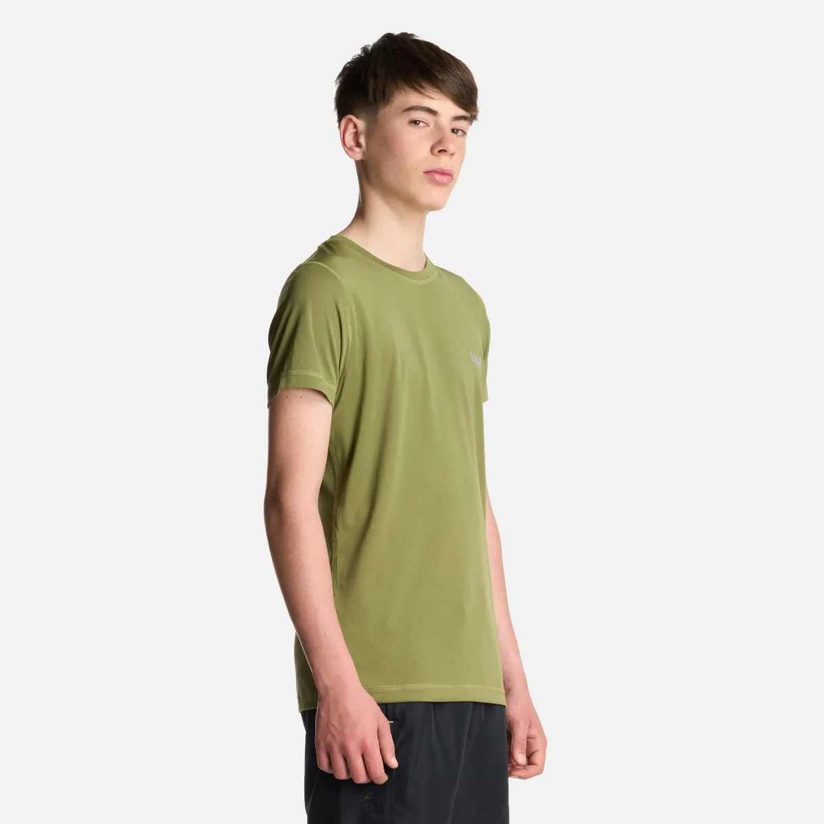 LIPPI - Polera Teen Boy Core Q-Dry T-Shirt Verde Lippi