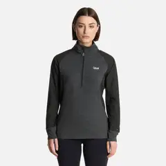 LIPPI - Polerón Mujer Egger 1/4 Zip Negro