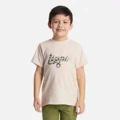 LIPPI - Polera Niño Logo T-Shirt Marfil