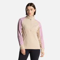 Polerón Mujer Egger 1/4 Zip Marfil