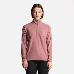 LIPPI - Polerón Mujer Jacaranda Nano-F 14 Zip Rosa Oscuro