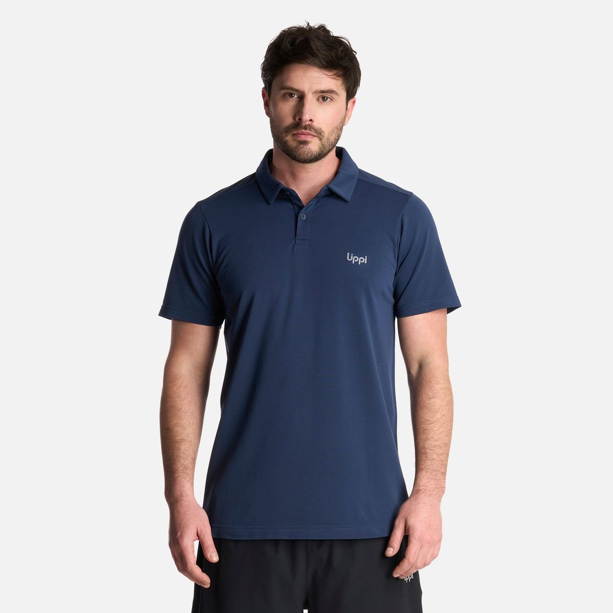 LIPPI - Polera Hombre B-Classic Seamless Polo Azul Marino Lippi
