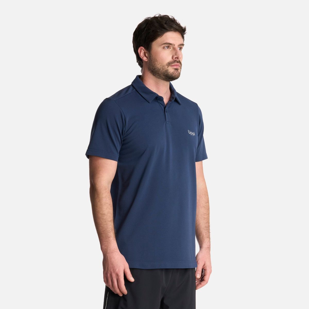 LIPPI - Polera Hombre B-Classic Seamless Polo Azul Marino Lippi