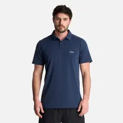 LIPPI - Polera Hombre B-Classic Seamless Polo Azul Marino