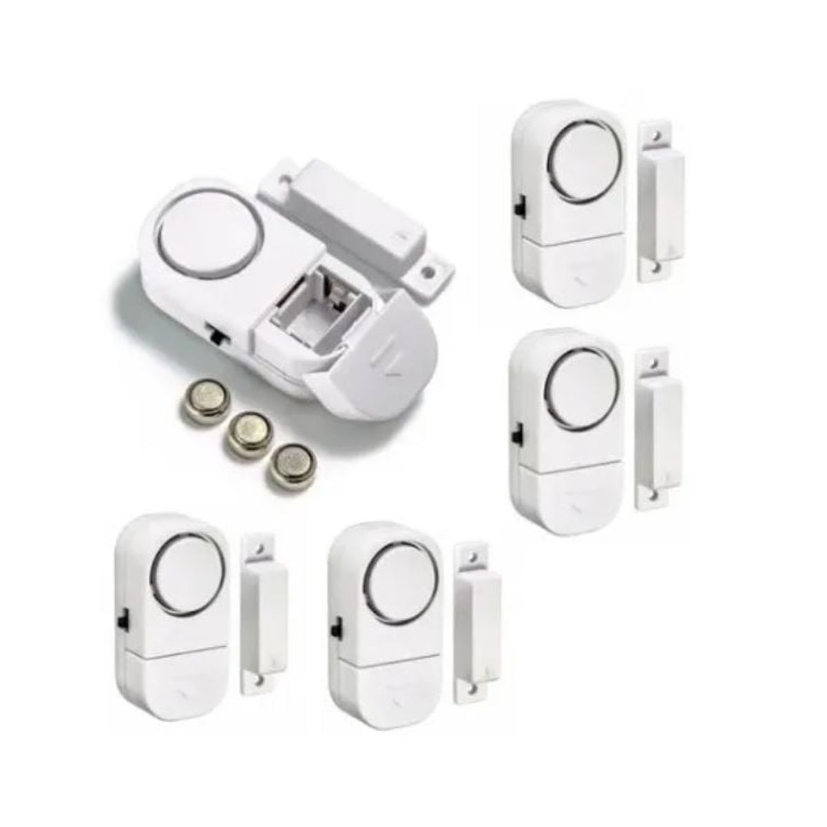 GENERICO - Alarma 90 decibelios Con Sensor Magnético para puertas y ventanas