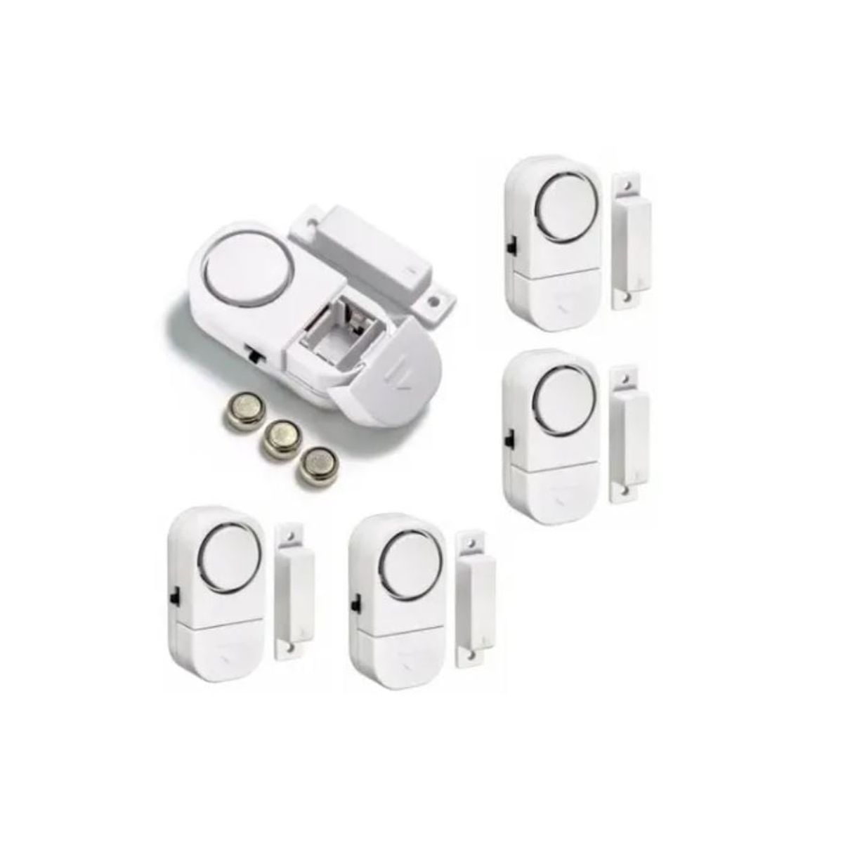 GENERICO - Alarma 90 decibelios Con Sensor Magnético para puertas y ventanas