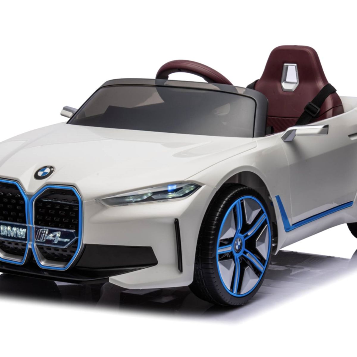 KIDSCOOL - Auto A Bateria BMW I4 12V Blanco