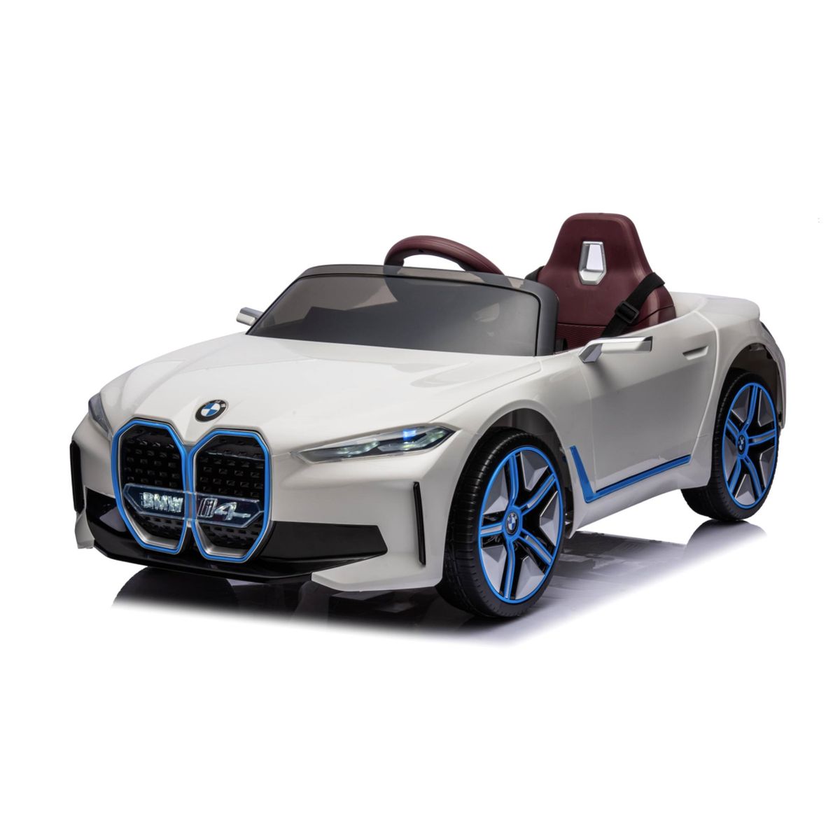 KIDSCOOL - Auto A Bateria BMW I4 12V Blanco