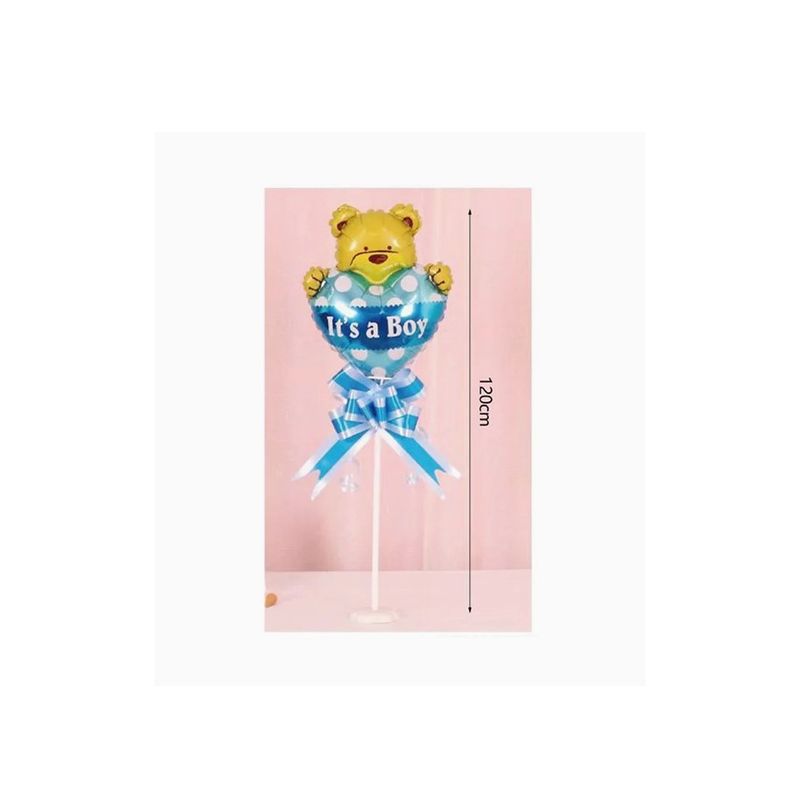 GENERICO - Base Decorativa Revelación de Genero Boy Azul 120cm