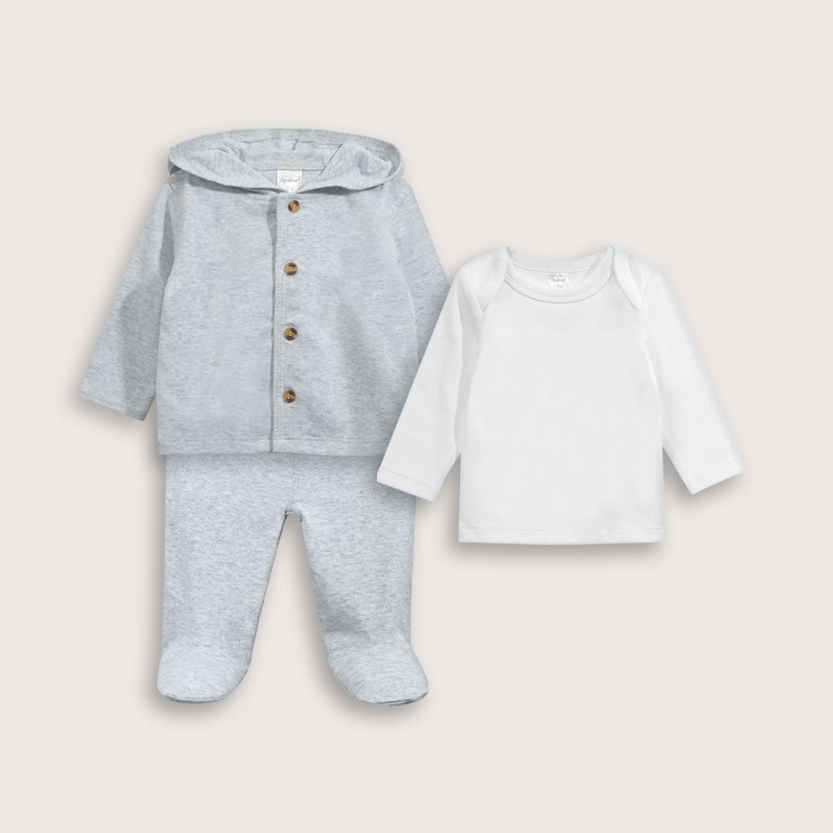 OPALINE - Conjunto Unisex bebé Gris 39523 Opaline