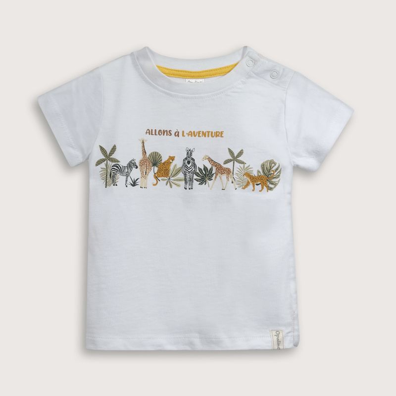 OPALINE - Polera Bebé niño Blanco 39541 Opaline