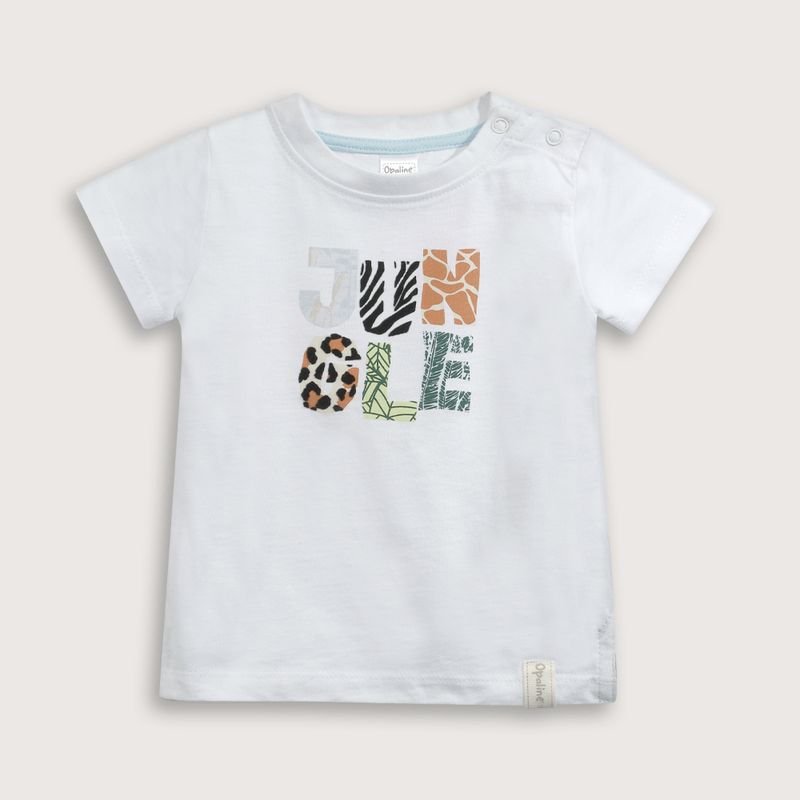 OPALINE - Polera Bebé niño Blanco 39542 Opaline