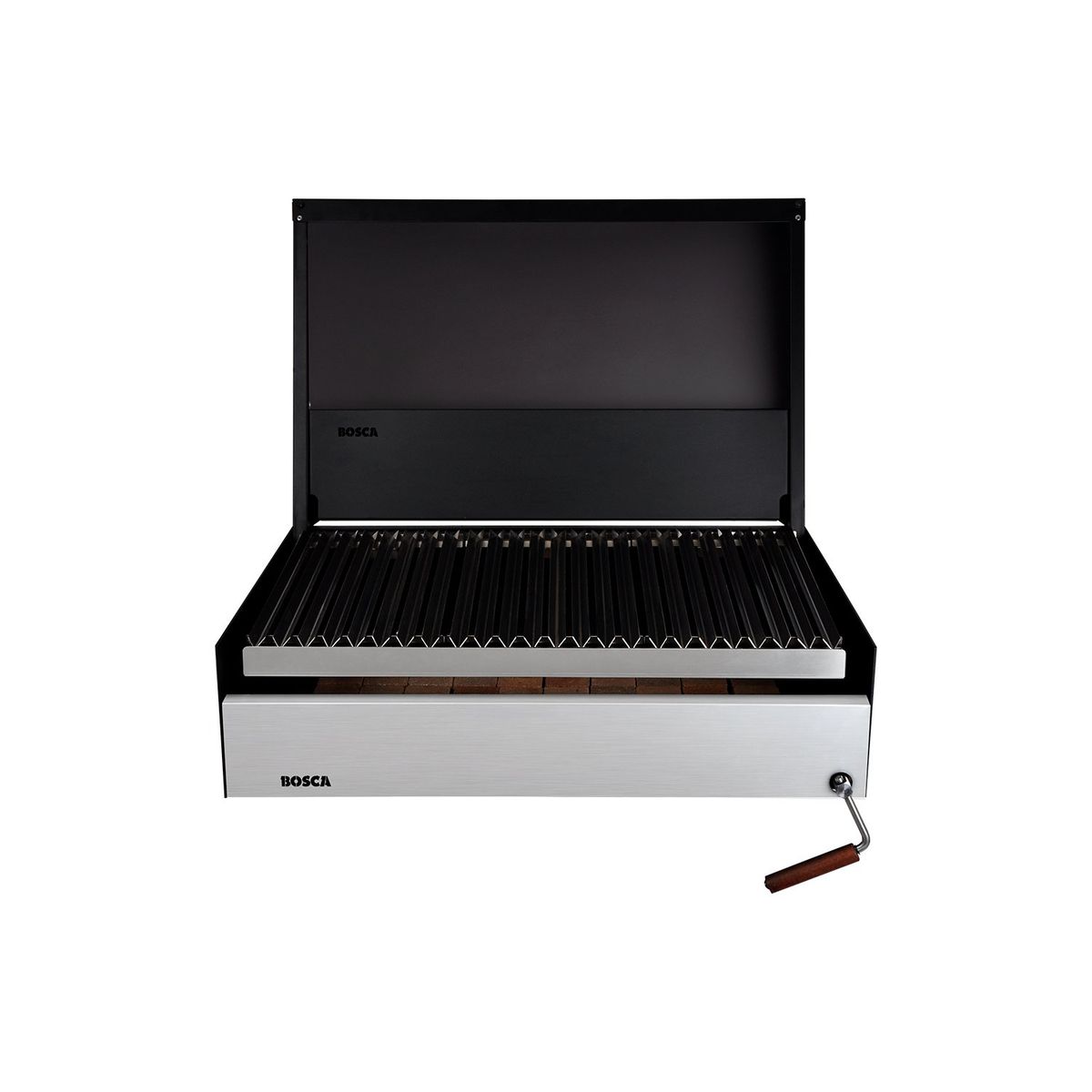 BOSCA - Pack Parrilla a Carbon Bosca Block 500 + Guantes Parrillero Bosca