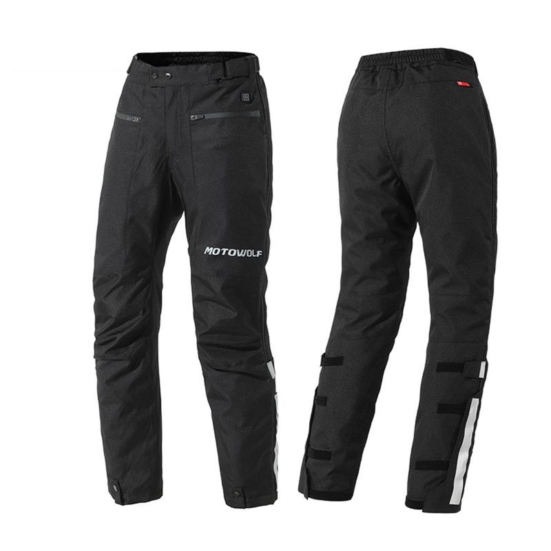 MOTOWOLF - Pantalones de motociclismo térmicos con calefactor Motowolf 0612