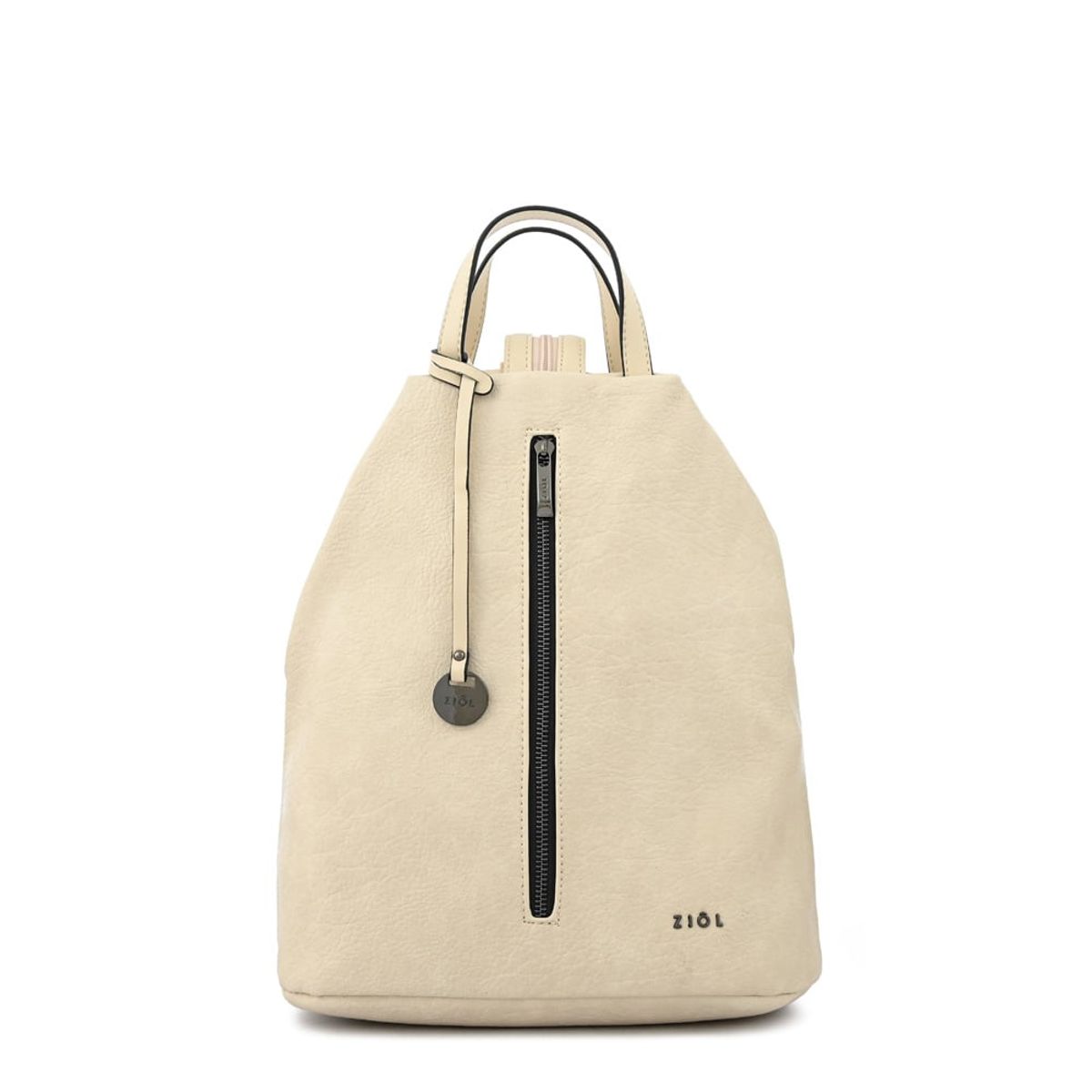 ZIOL - Mochila triana mediana blanco crudo
