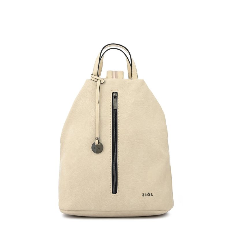 ZIOL - Mochila mediana triana blanco crudo