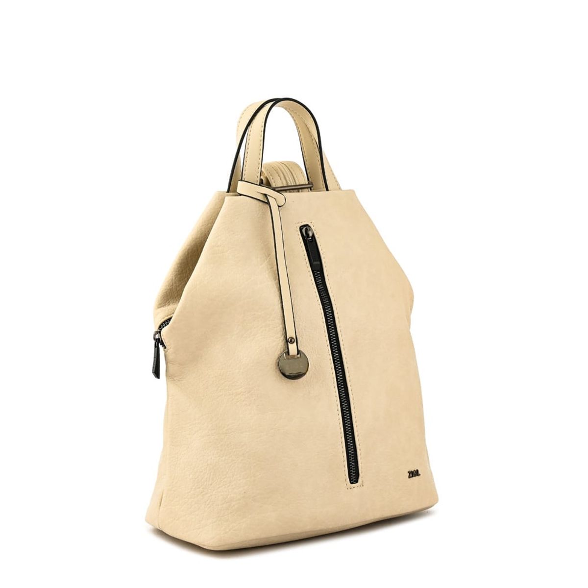 ZIOL - Mochila triana mediana blanco crudo
