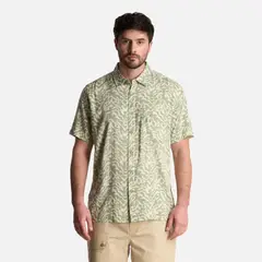 LIPPI - Camisa Hombre SeaSide Short Sleeve Shirt Print Jade