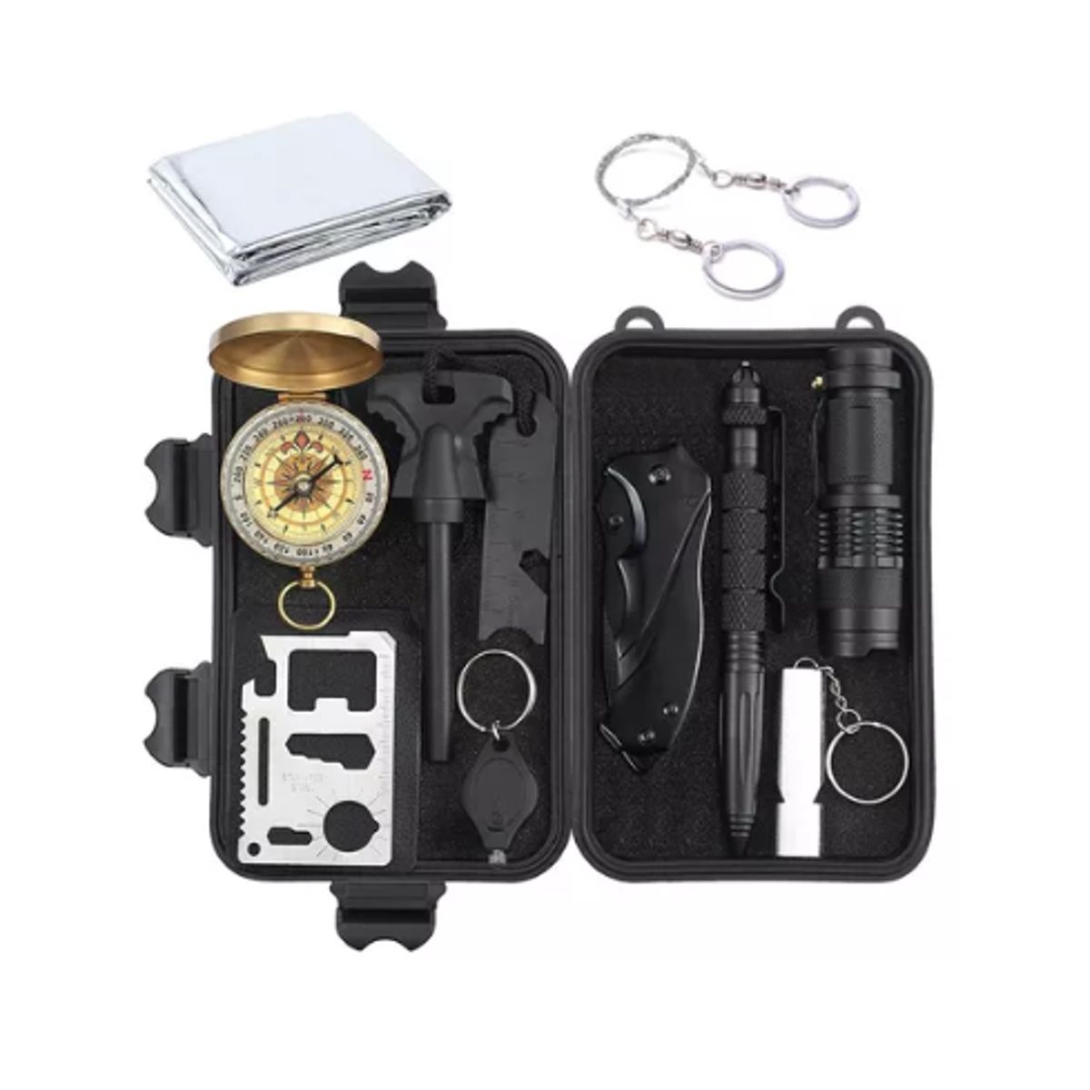 GENERICO - Kit Herramientas De Supervivencia Camping