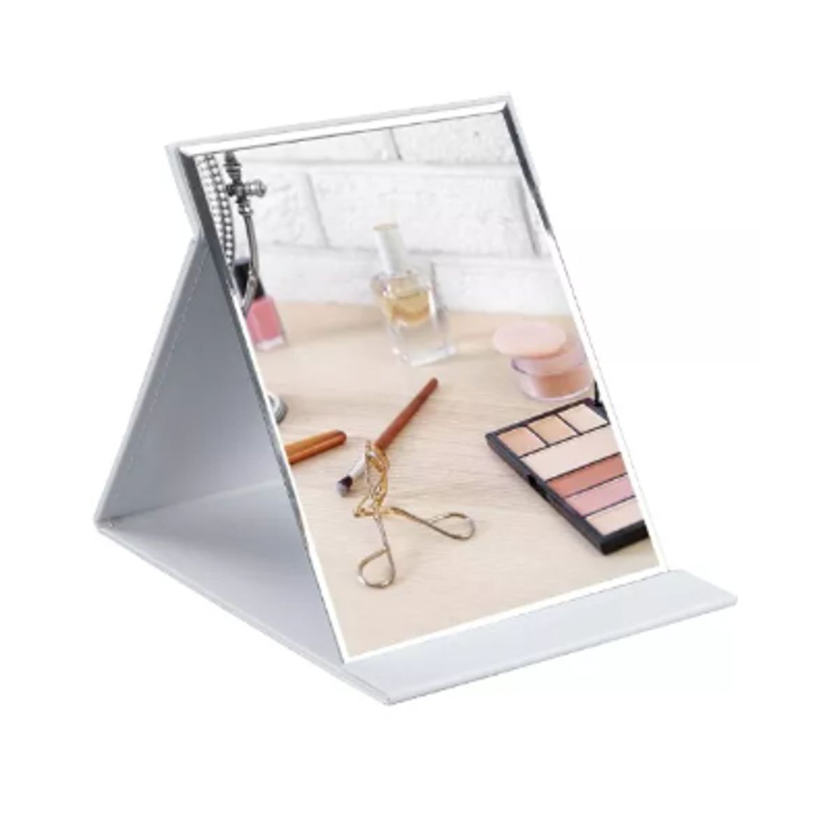 GENERICO - Pack 3 Espejo Plegable Para Maquillaje Con Diseño TRANSPORTE