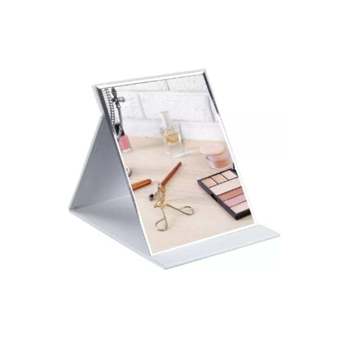 GENERICO - Pack 3 Espejo Plegable Para Maquillaje Con Diseño TRANSPORTE