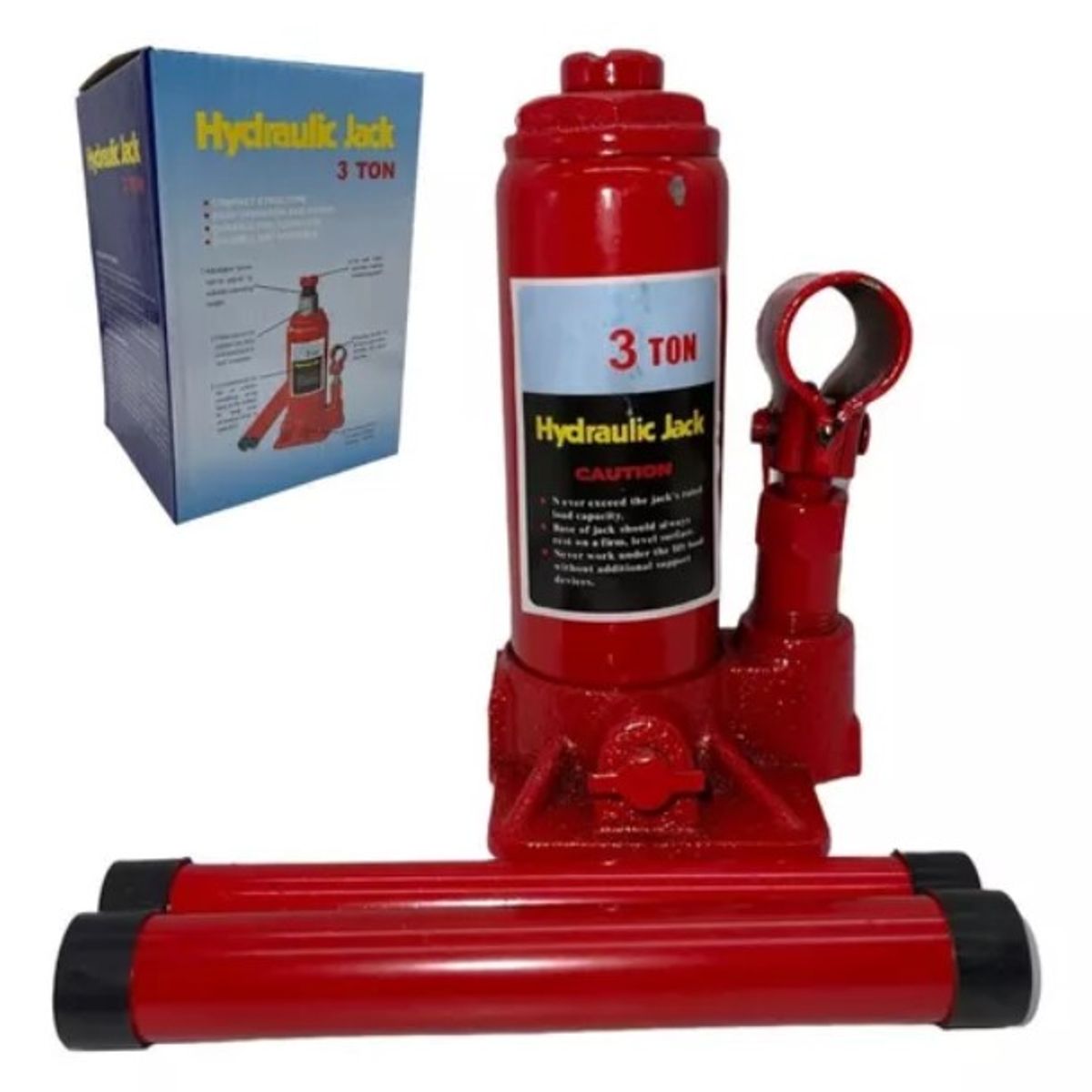 GENERICO - Gata Hidraulica Botella 3 Toneladas / E-roca