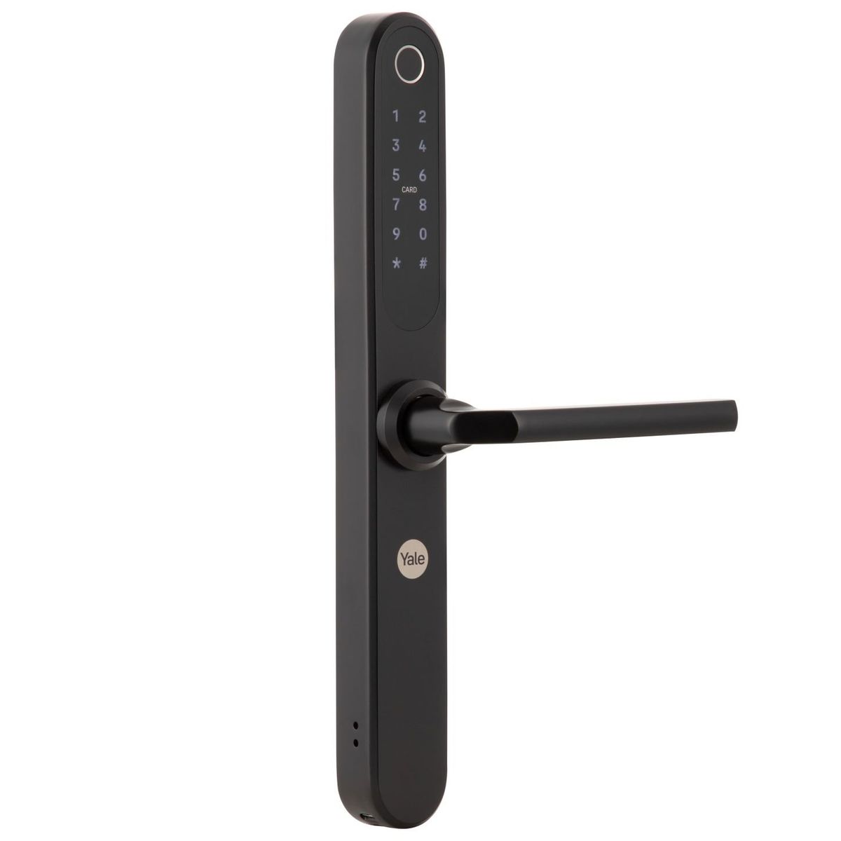 YALE - Cerradura Digital YSD100 Negro B35 Apertura Códigos/Tarjetas