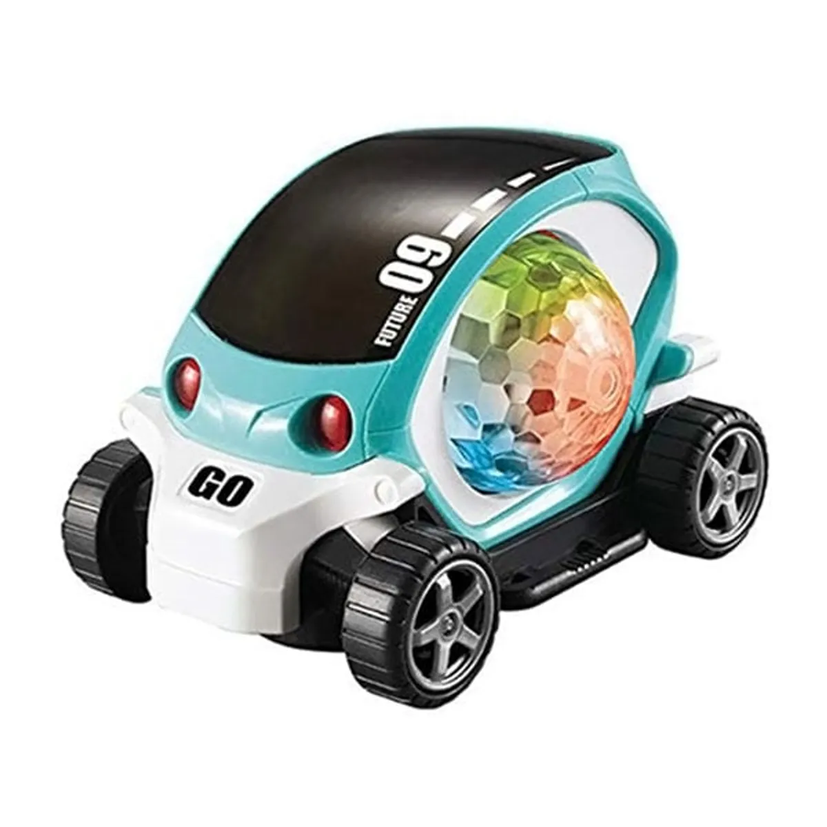 GENERICO - Juguete Bebe - Carro 09 Future a Pilas - Luces y Sonidos Color Celeste