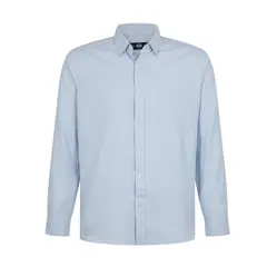 T-WORLD - Camisa Oxford Light Manga Larga
