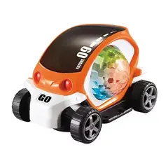 GENERICO - Juguete Bebe - Carro 09 Future a Pilas - Luces y Sonidos Color Naranjo