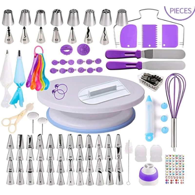 GENERICO - Set 110pcs Decoracion Kit De Reposteria Cbase Pasteleria