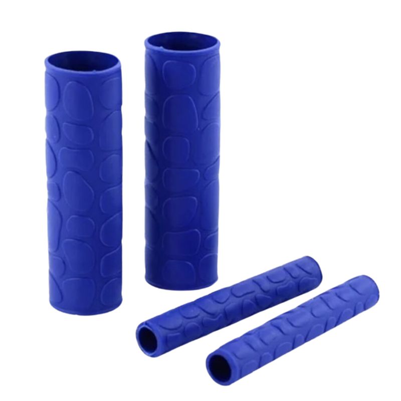 GENERICO - Protector Cubre Manillar Y Puños Para Motocicleta Azul